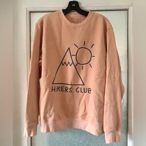 Outdoor Voices Hikers Club cotton sweatshirt